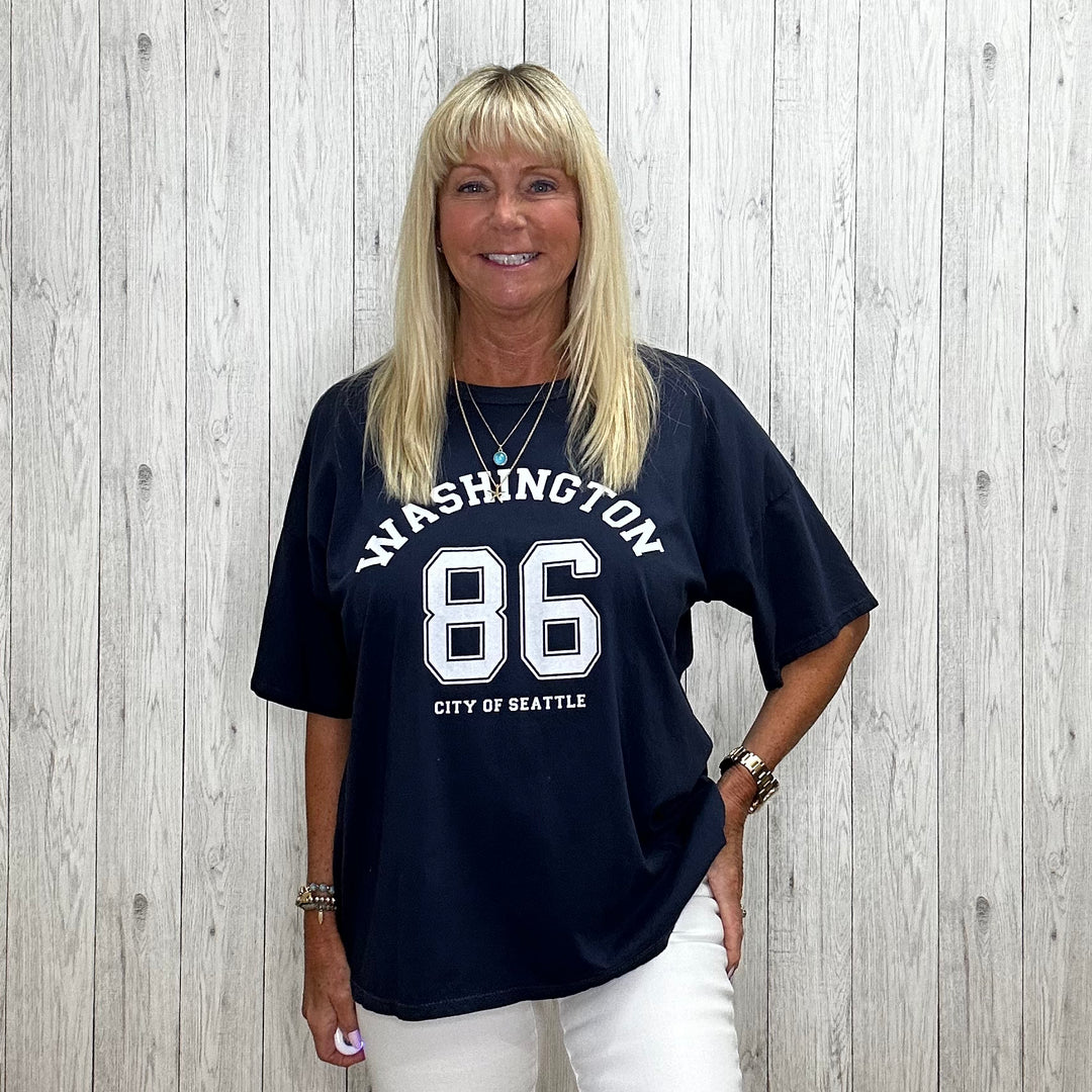 Washington Cotton T-Shirt - Sugarplum Boutique