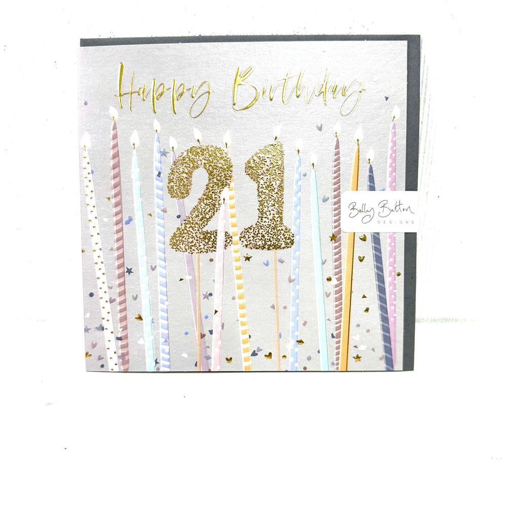 Age Birthday Cards 21st - Sugarplum Boutique