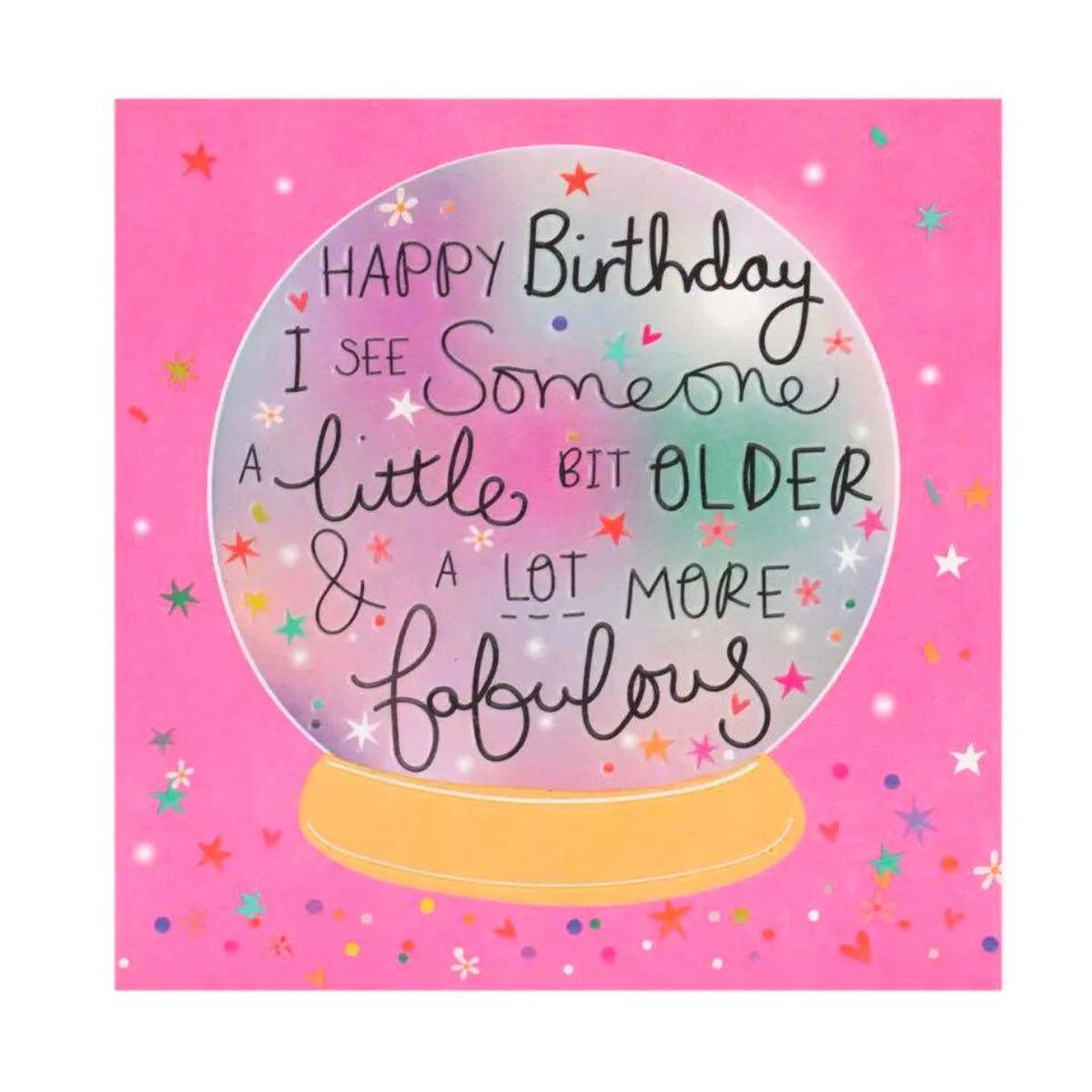 Birthday Older & Fabulous Card - Sugarplum Boutique