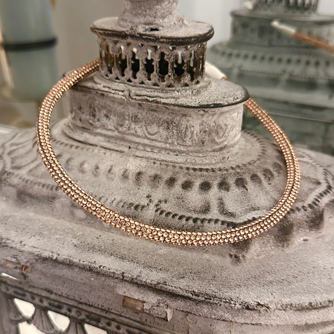 Iridescent Glitter Headband Gold - Sugarplum Boutique