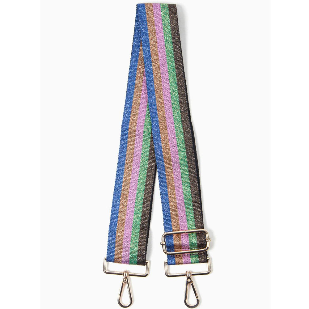 Jewel Lurex Stripe Bag Strap -Sugarplum Boutique