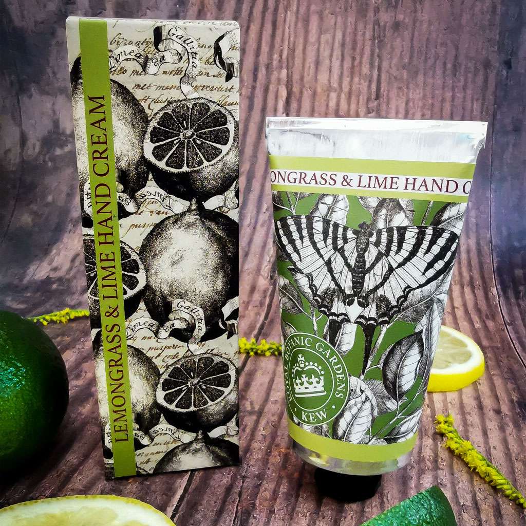 Kew Gardens Luxury Hand Cream Boxed Lemongrass Lime - Sugarplum Boutique