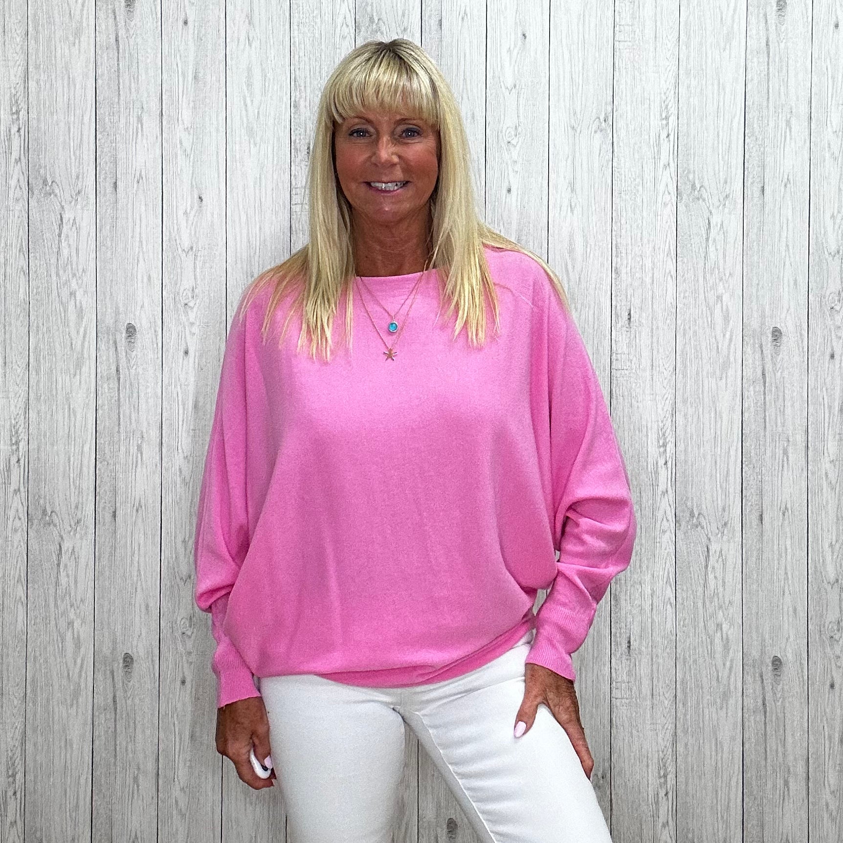 Jumper with pearls on sleeves online