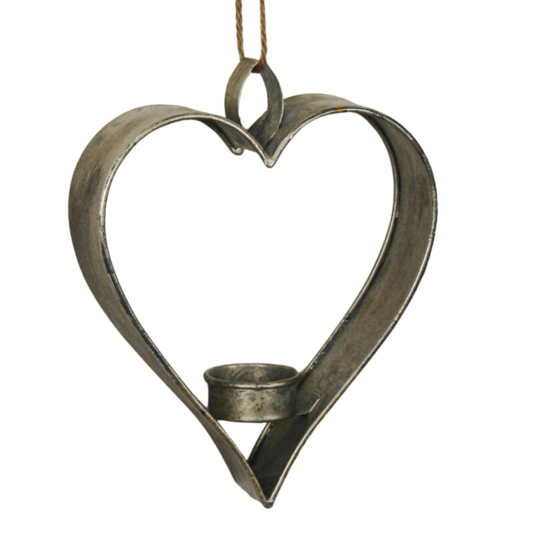 Hanging Heart Candleholder - Sugarplum Boutique