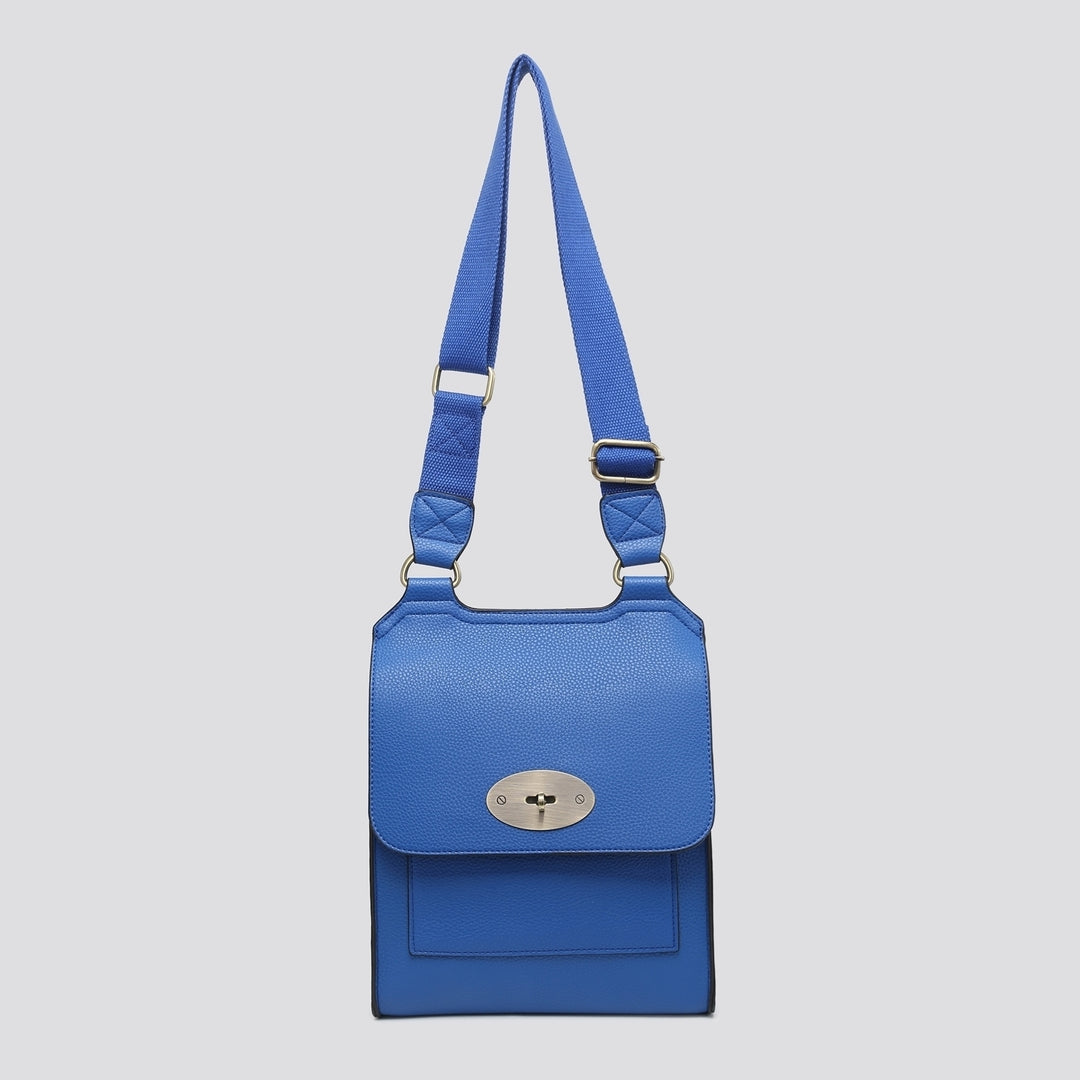 Messenger Cross Body Bag Royal Blue - Sugarplum Boutique