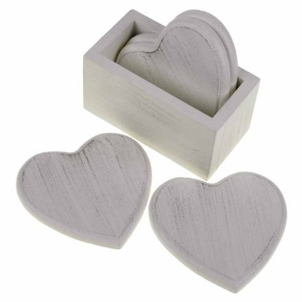 Heart Coasters in Box - Sugarplum Boutique