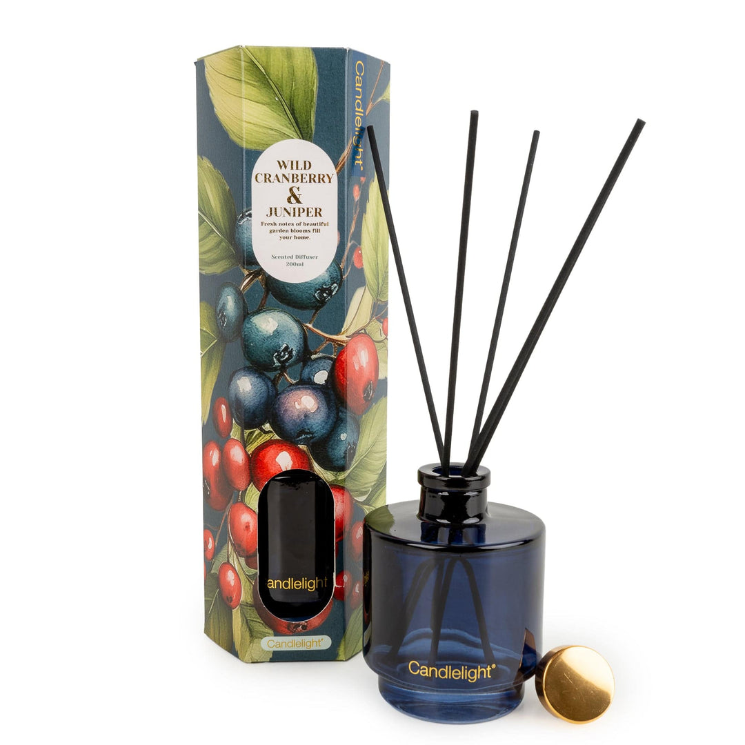 200ml Reed Diffuser - Cranberry & Juniper -Sugarplum Boutique