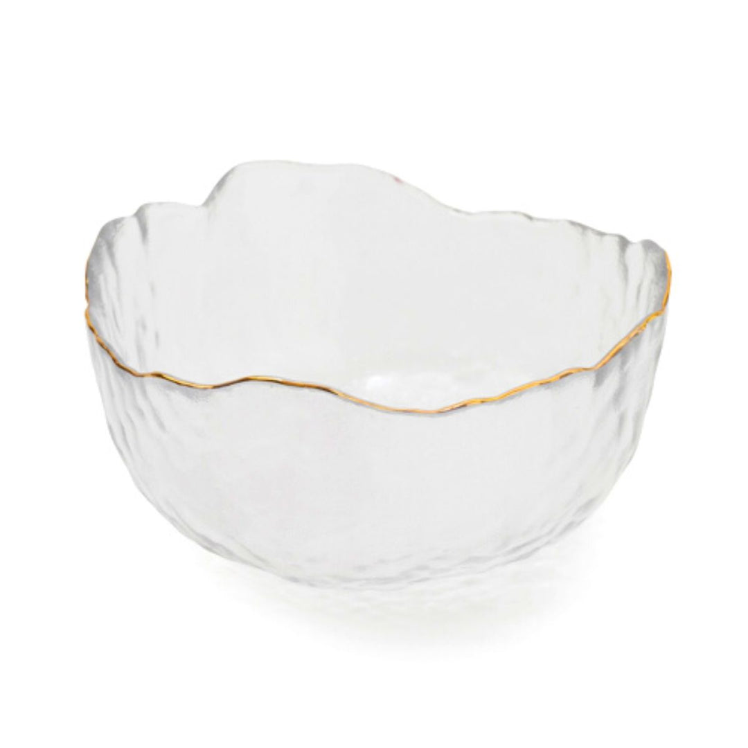 20cm Diamond Glass Bowl - Sugarplum Boutique