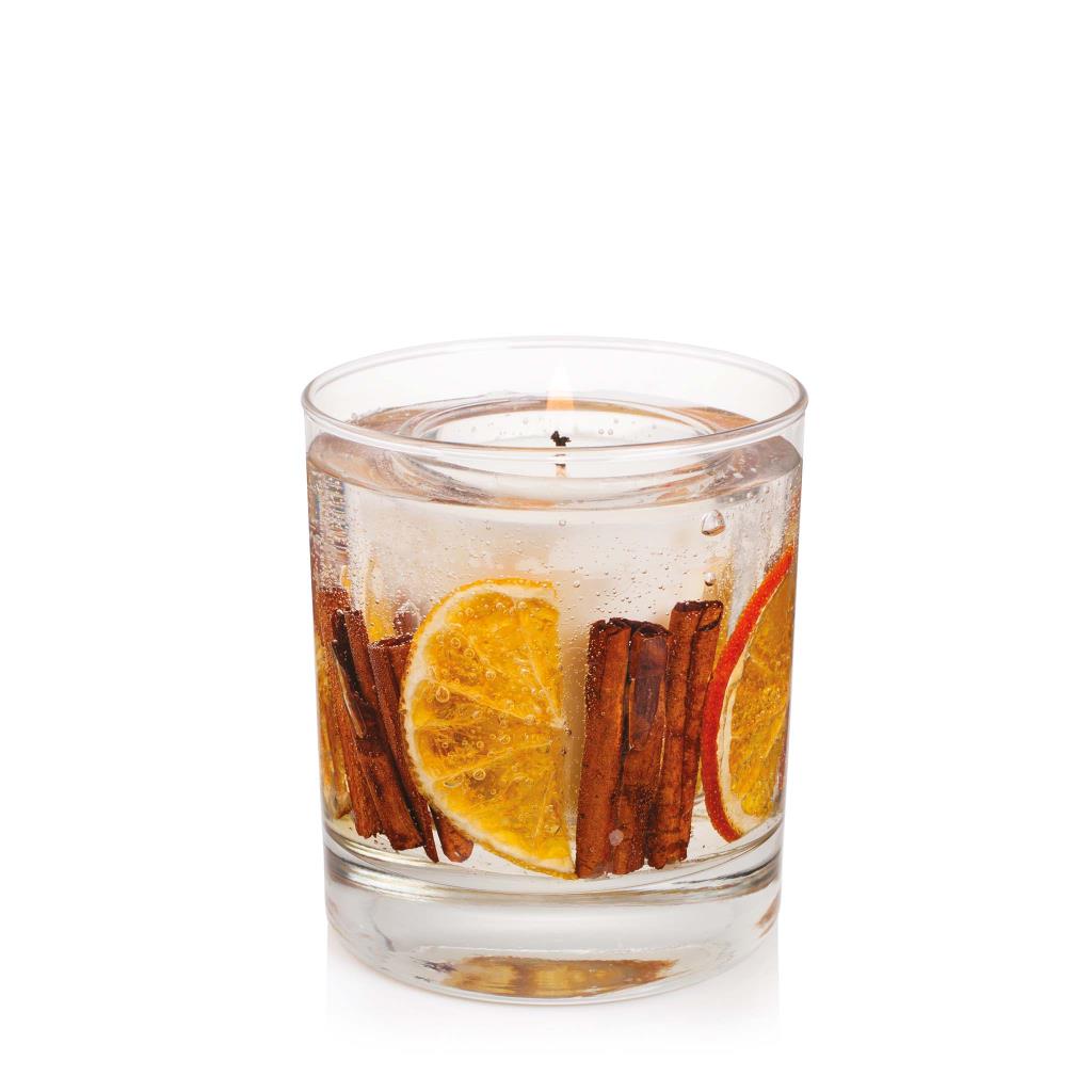 Stoneglow Natural Wax Tumbler Candle Cinnamon & Orange - Sugarplum Boutique 