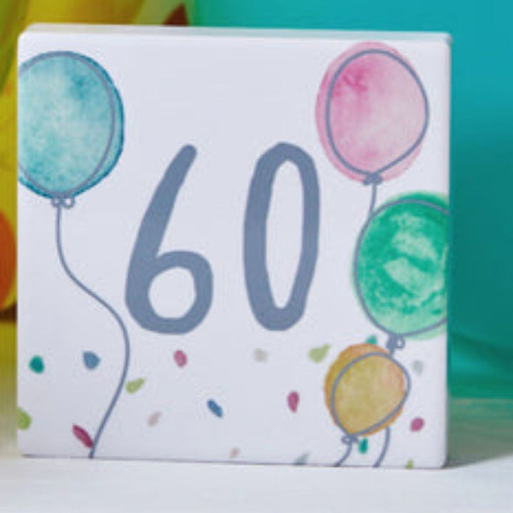 Age Birthday Block 60- Sugarplum Boutique