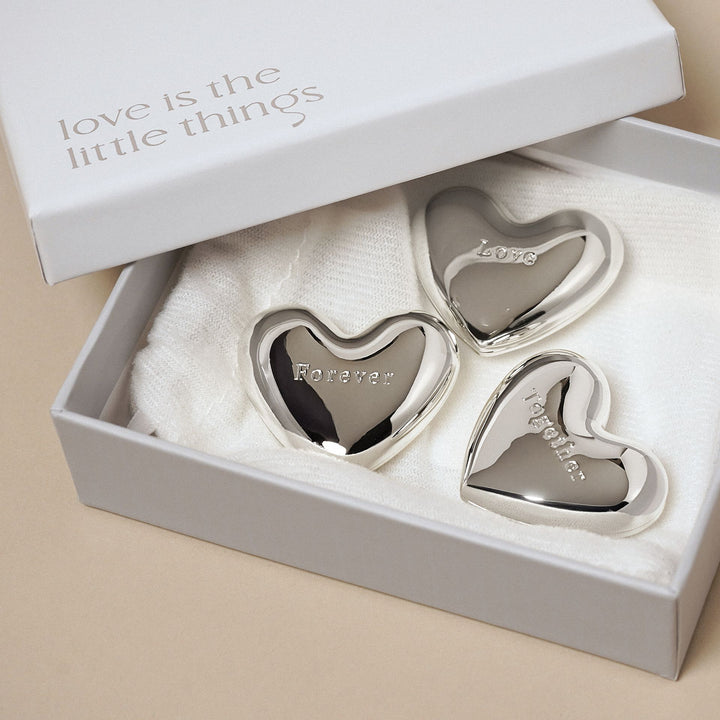 Amore Silverplated Charms - Love - Sugarplum Boutique