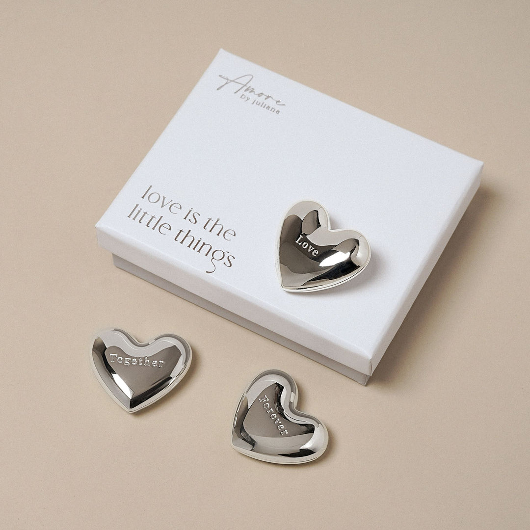 Amore Silverplated Charms - Love - Sugarplum Boutique