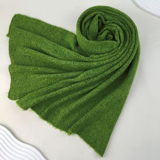Anya Plain Cosy Lime Green Winter Scarf - Sugarplum Boutique