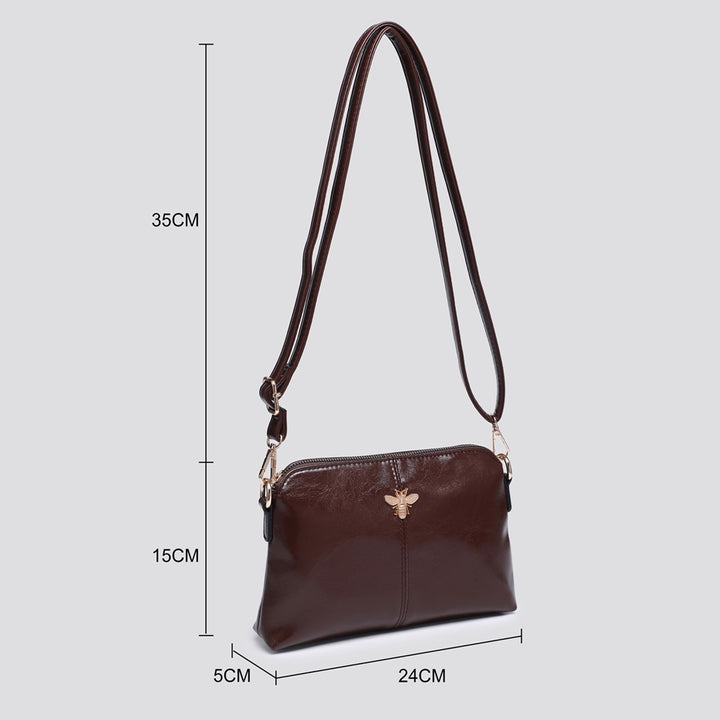 Bee Wine Red Handbag - Sugarplum Boutique