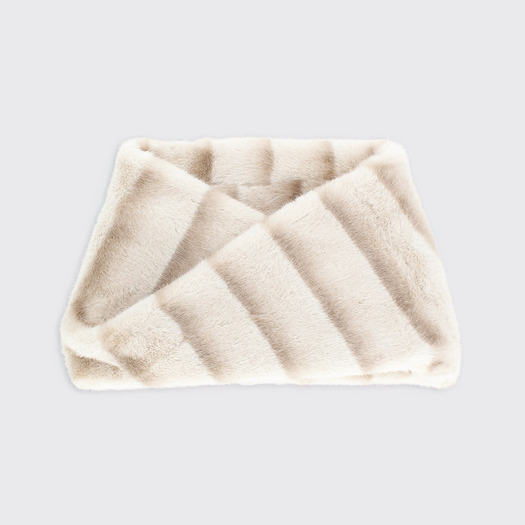 Bridgette Stone Chunky Faux Fur Snood - Sugarplum Boutique