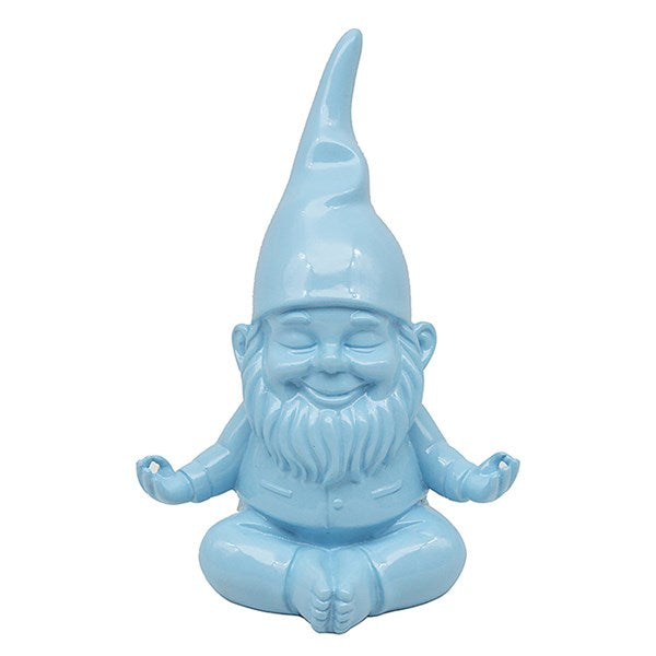 Bright Meditating Yoga Gnome Blue -Sugarplum Boutique
