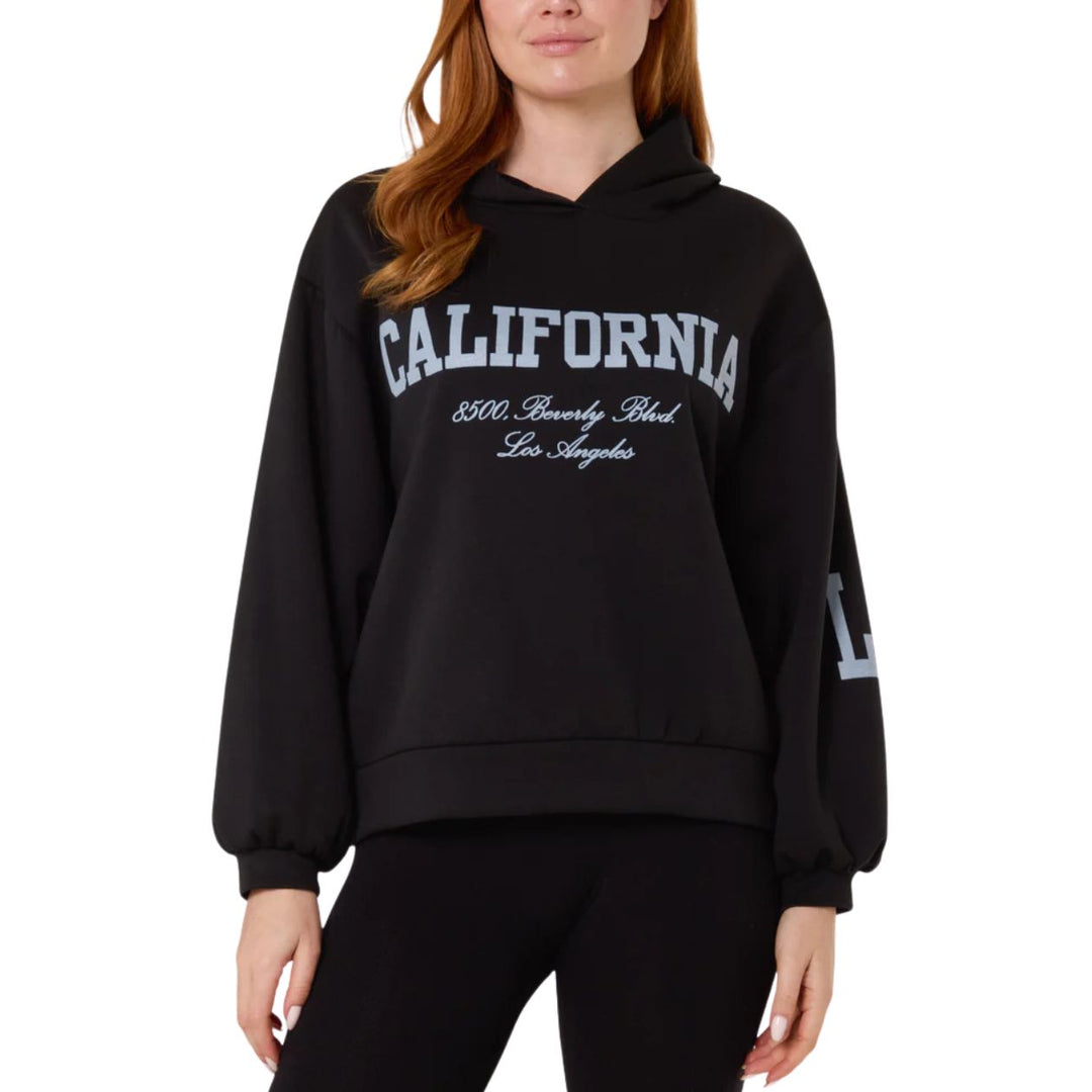 California Black Motif Soft Touch Sweatshirt Hoodie - Sugarplum Boutique