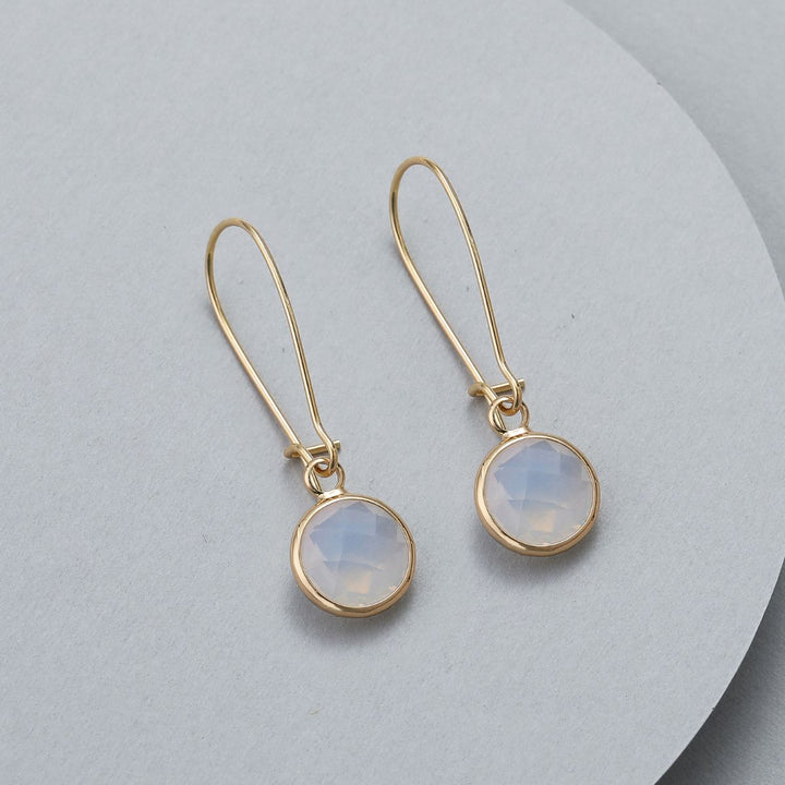 Carly Crystal Drop Earring Gold - Sugarplum Boutique