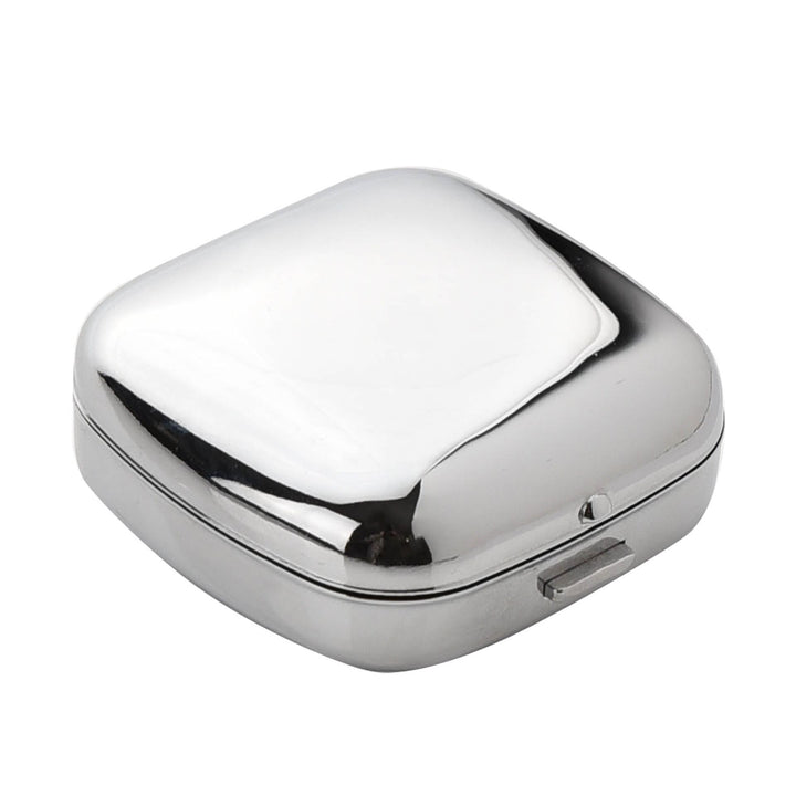 Chrome Fold Up Cushion Shape Alarm Clock Black - Sugarplum Boutique