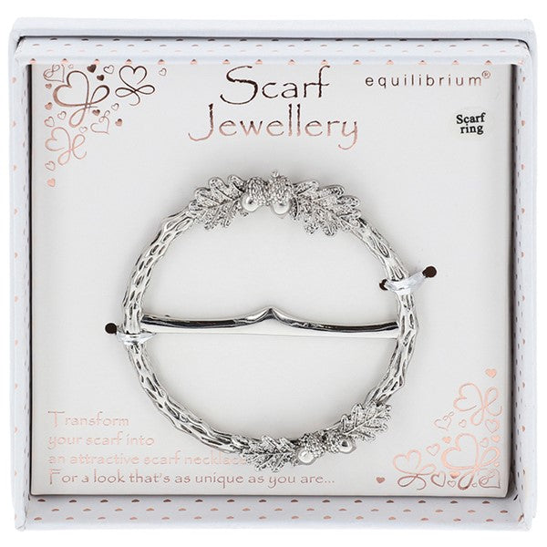 Equilibrium Acorn Scarf Ring - Sugarplum Boutique