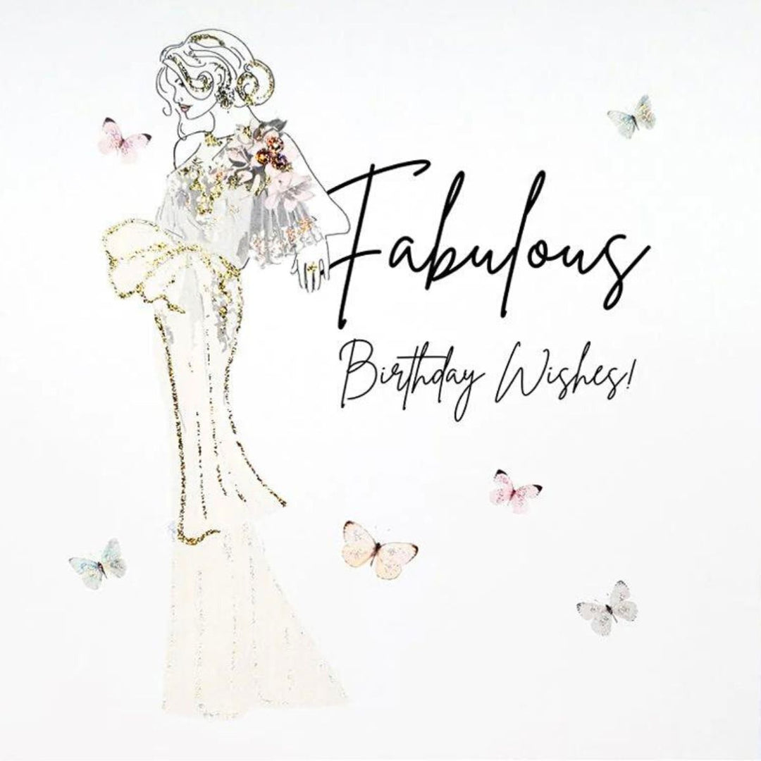 Fabulous Birthday Wishes Greeting Card - Sugarplum Boutique