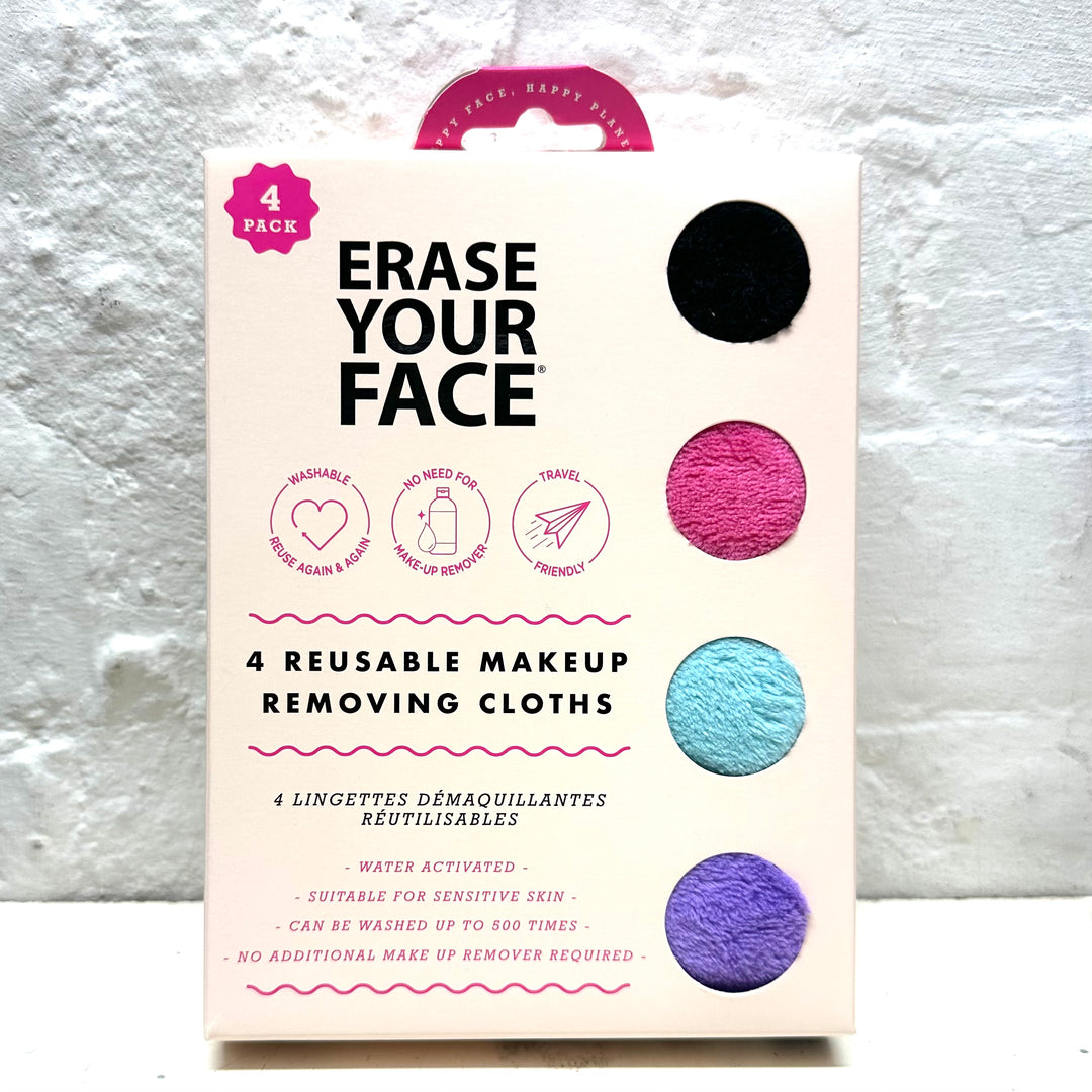 Erase Your Face Reusable Makeup Cloths Brights - Sugarplum Boutique