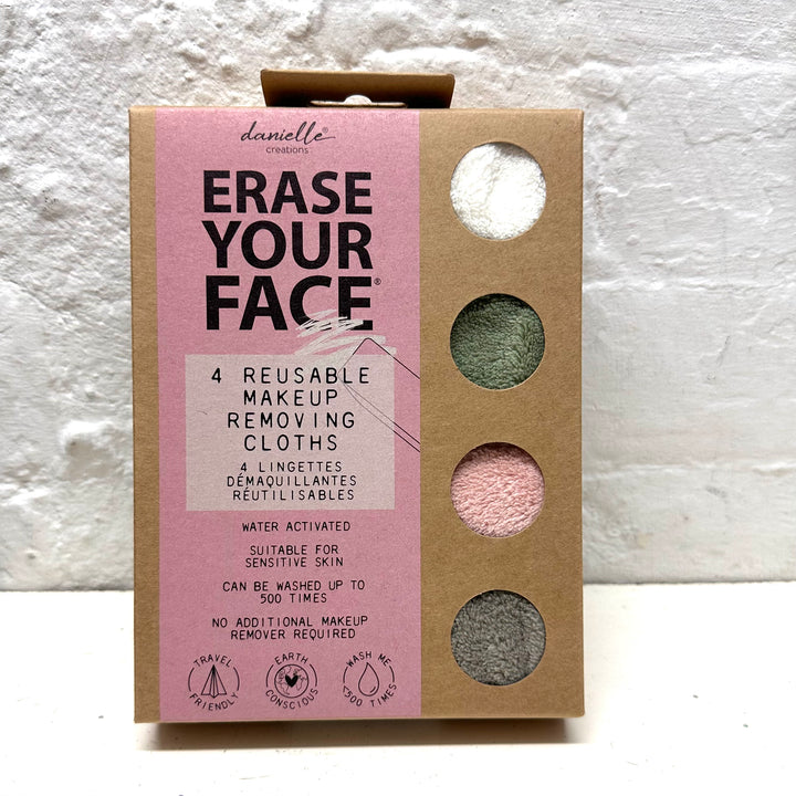 Erase Your Face Reusable Makeup Cloths Pastel - Sugarplum Boutique