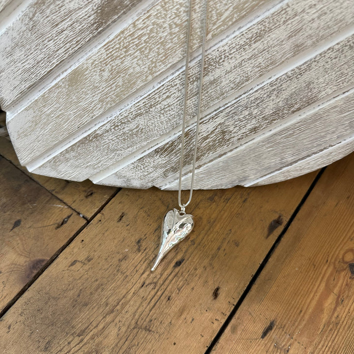 Trina Heart Long Necklace - Sugarplum Boutique