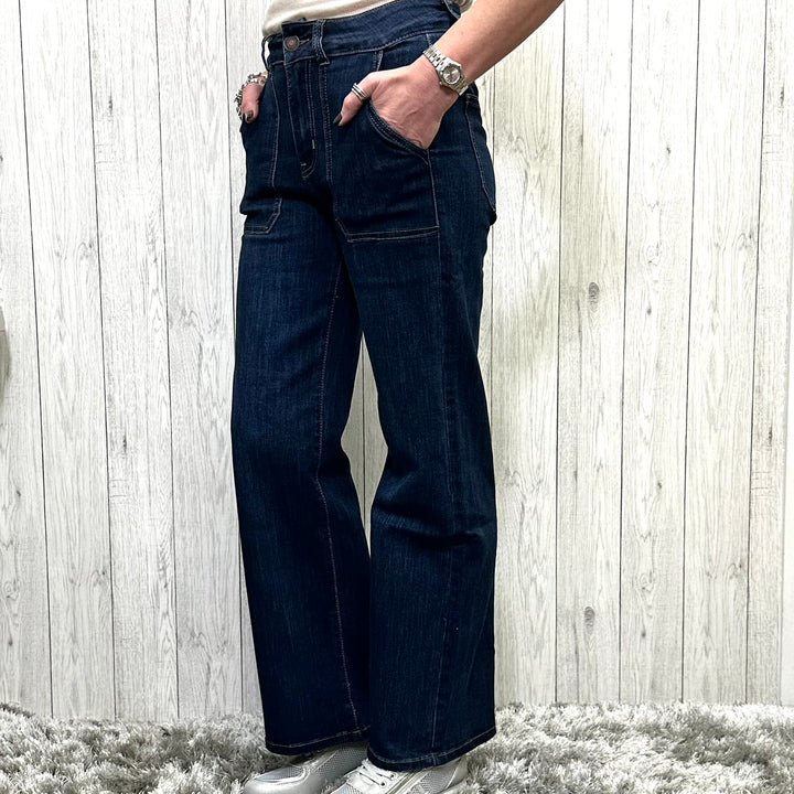 Victoria Wide Leg Jeans - Sugarplum Boutique