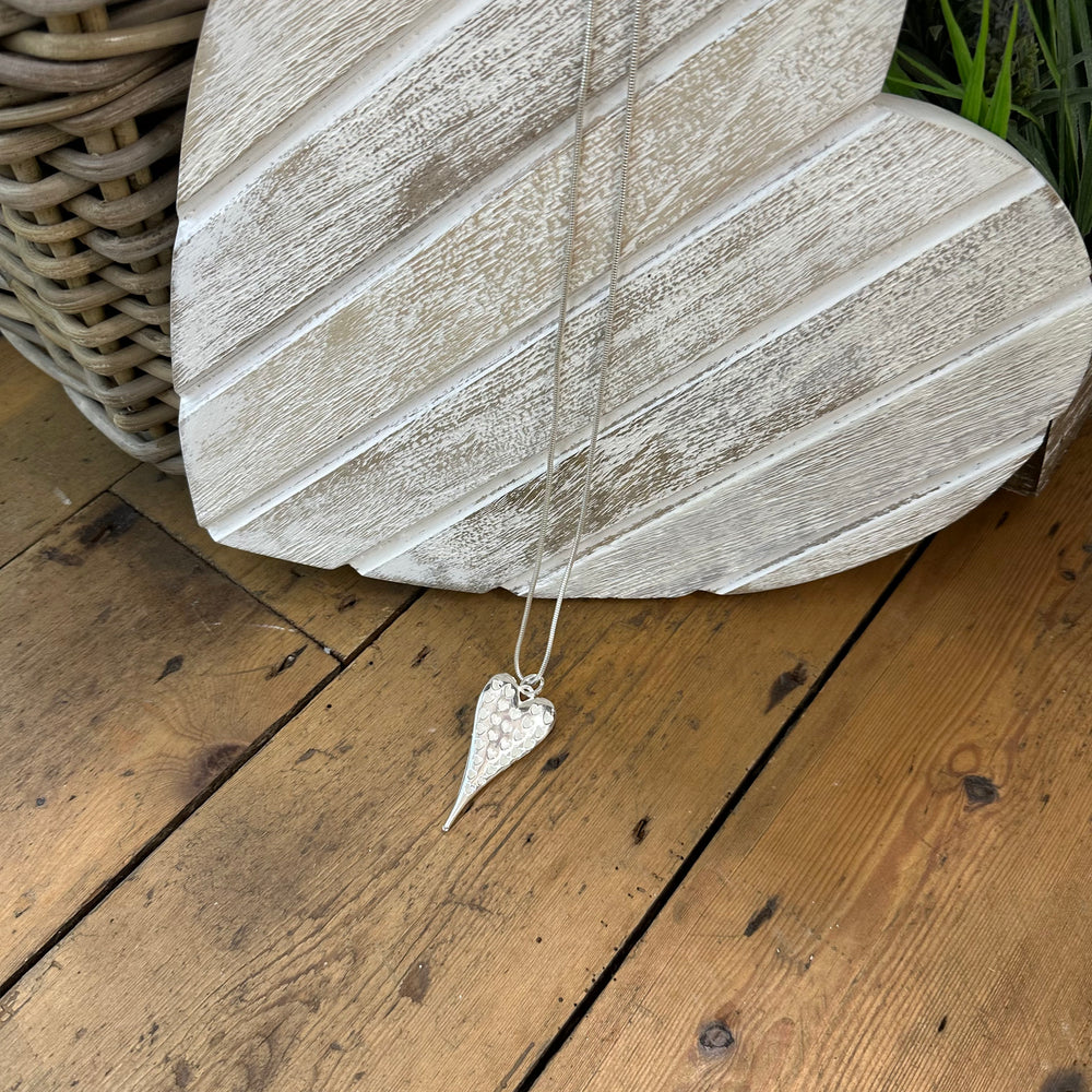 Trina Heart Long Necklace - Sugarplum Boutique