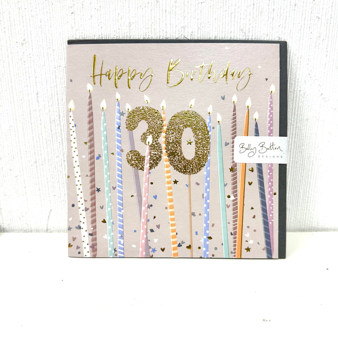 Age Birthday Cards 30th - Sugarplum Boutique