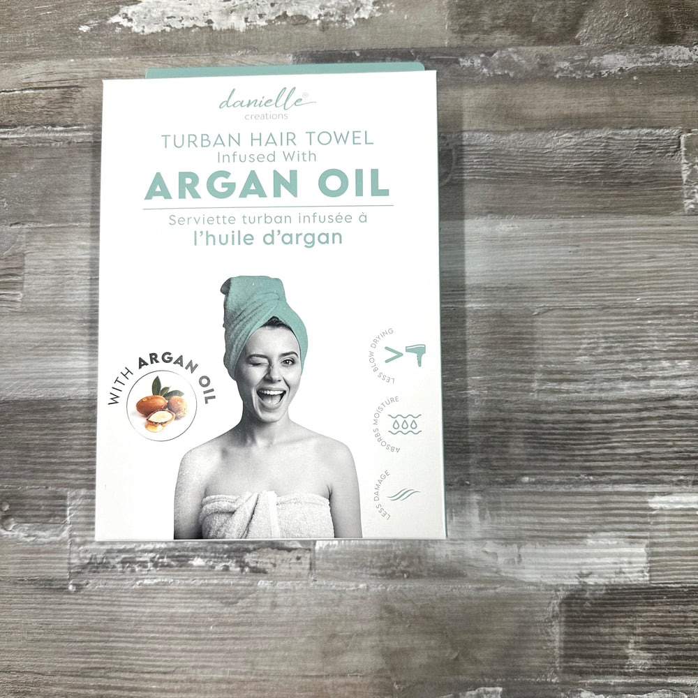 Turban Hair Towel Argan Oil - Sugarplum Boutique