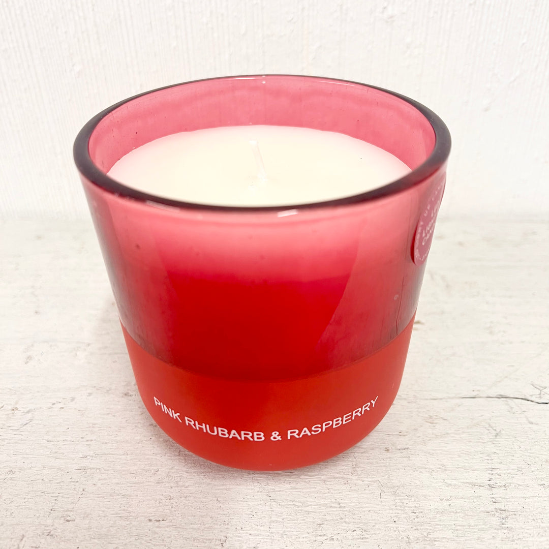 Pink Rhubarb & Raspberry LED Candle - Sugarplum Boutique