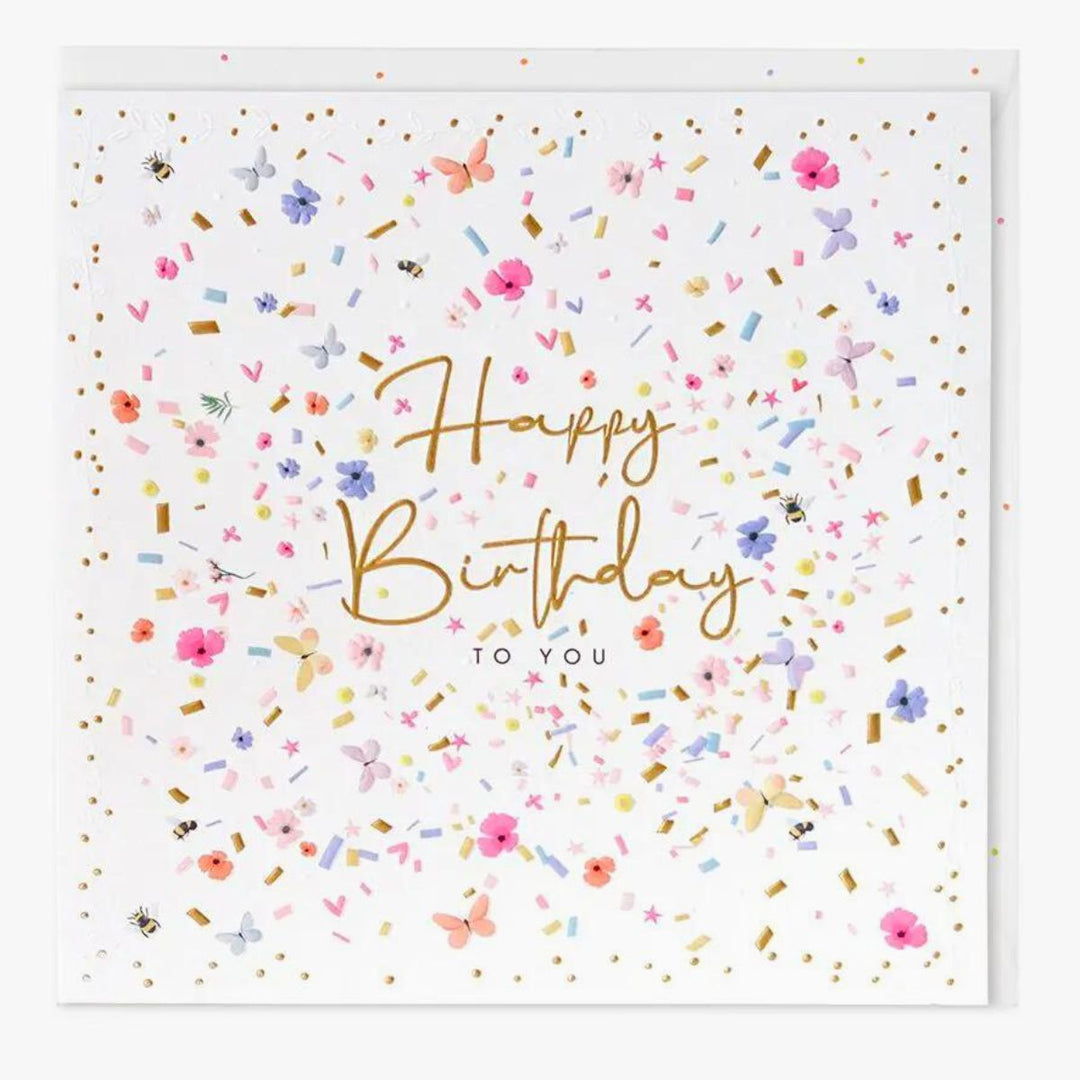 Happy Birthday Luxe Card - Sugarplum Boutique