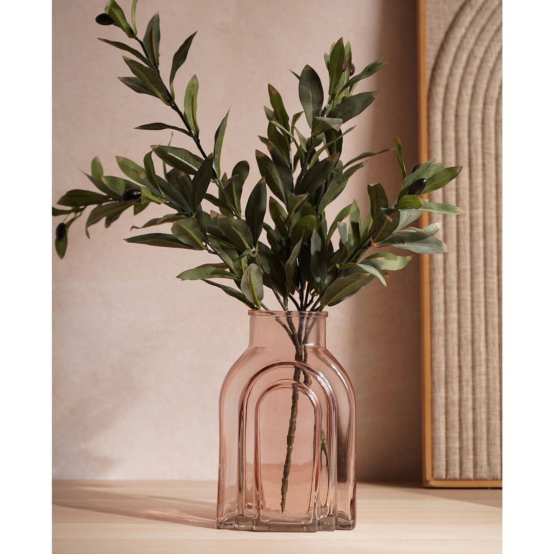 Hestia Glass Vase - Light Pink - Sugarplum Boutique