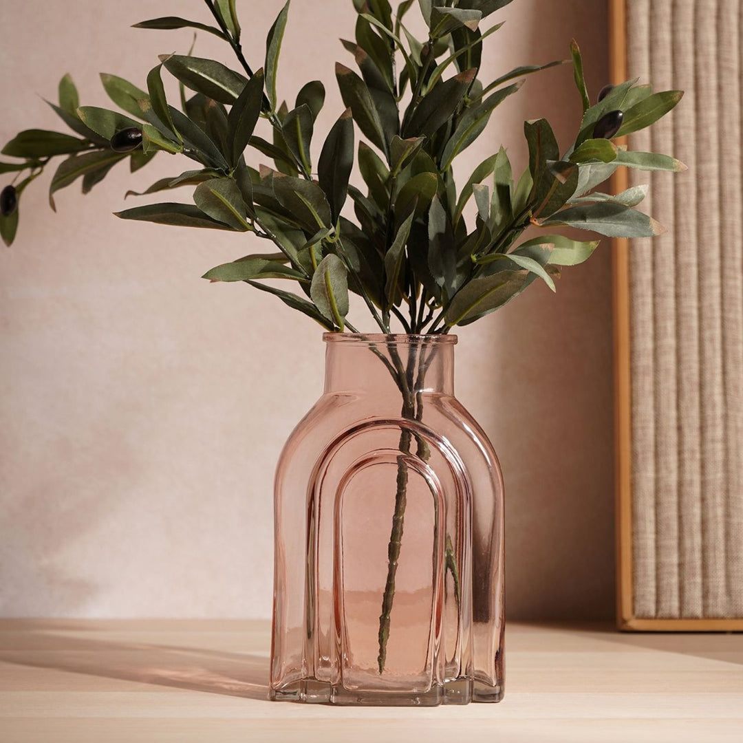Hestia Glass Vase - Light Pink - Sugarplum Boutique
