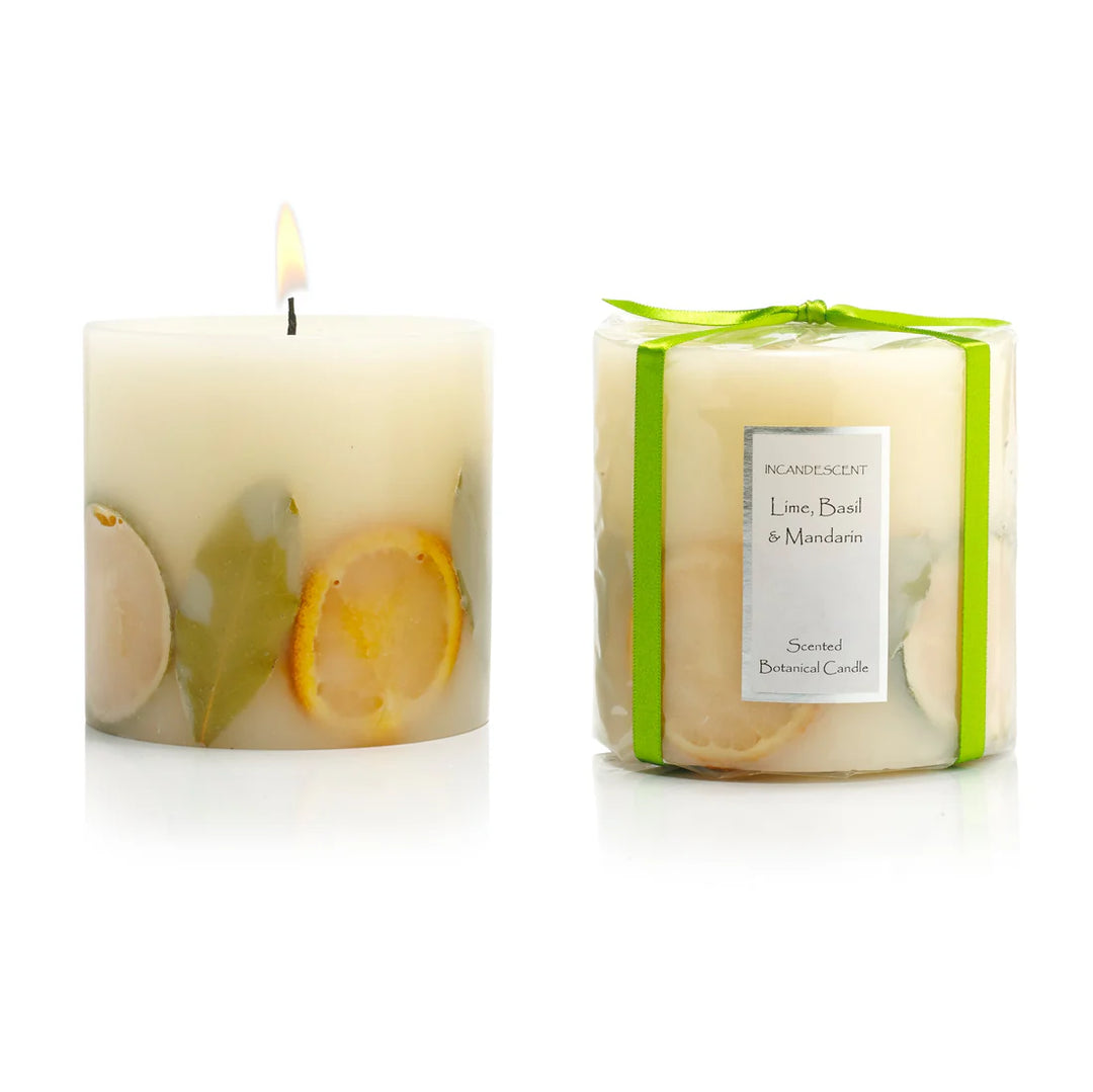 Incandescent Botanical Luxury Candle Lime Basil Mandarin - Sugarplum Boutique