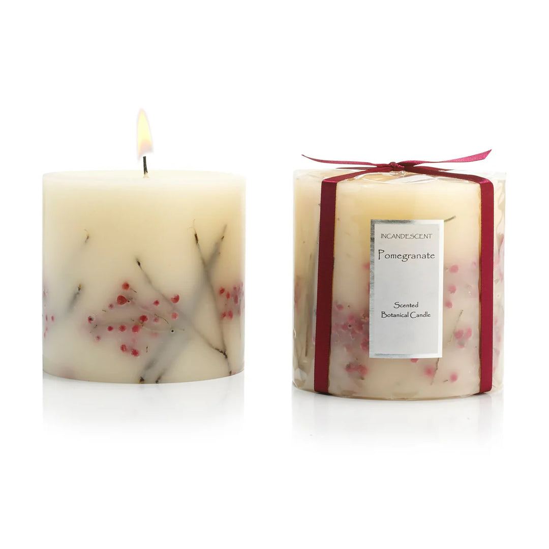 Incandescent Botanical Luxury Candle Pomegranate - Sugarplum Boutique