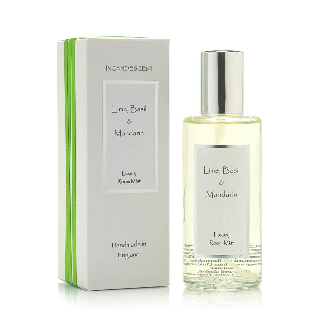 Incandescent Luxury Scented Lime Basil Mandarin 100ml Room Mist - Sugarplum Boutique