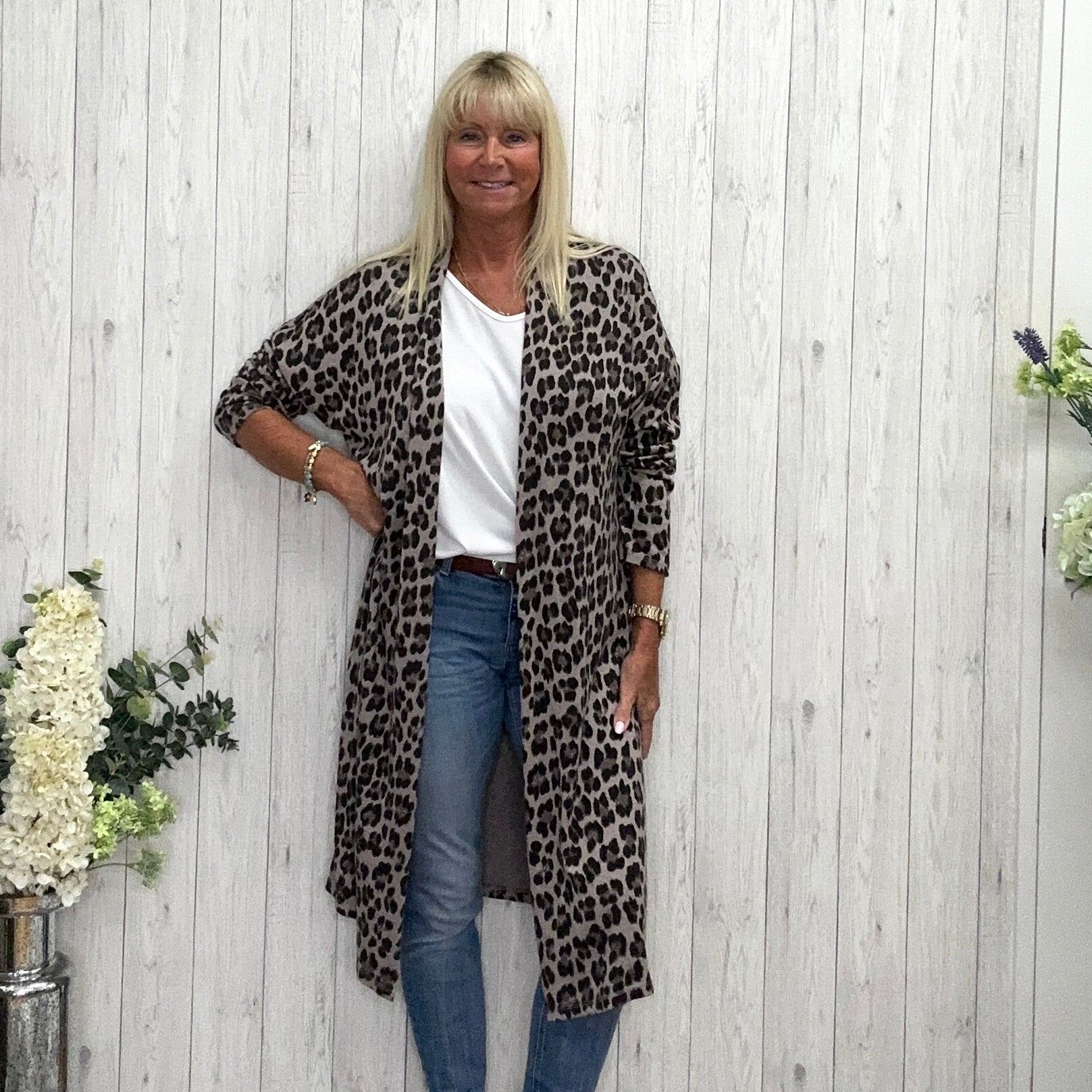 Mocha maxi cardigan best sale