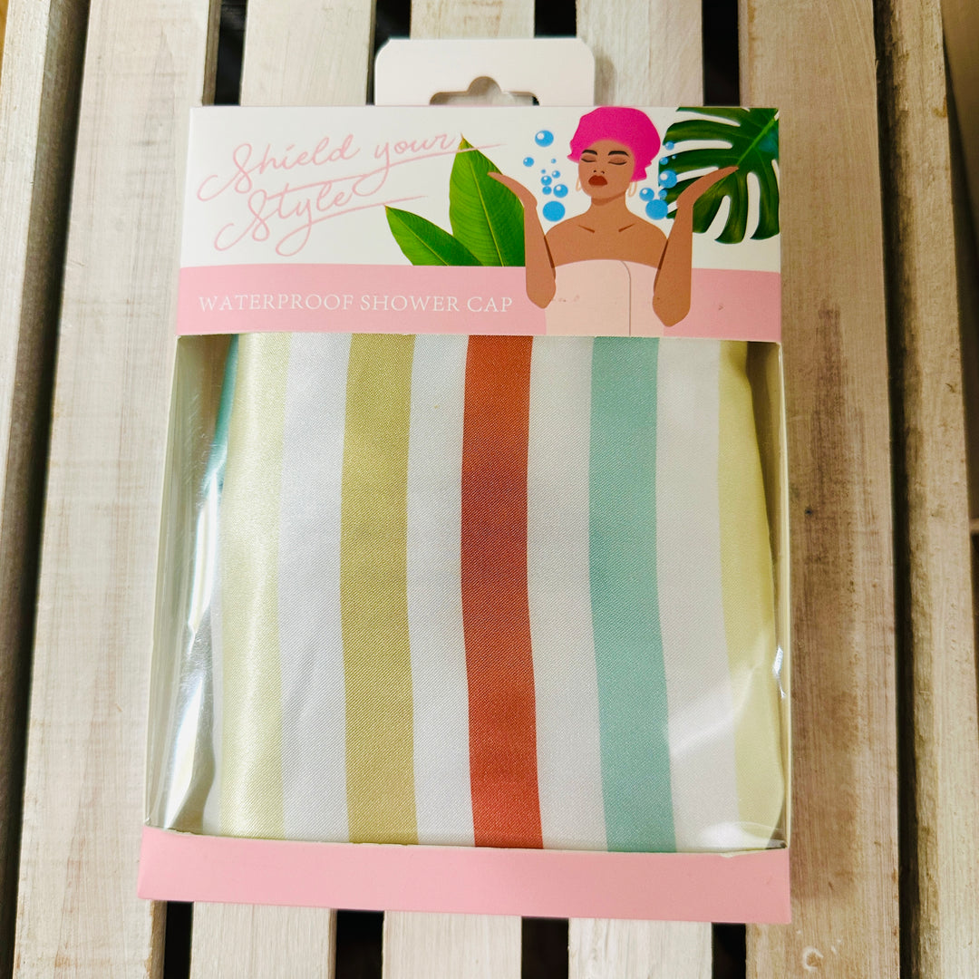 Indulge Shower Cap Stripe - Sugarplum Boutique