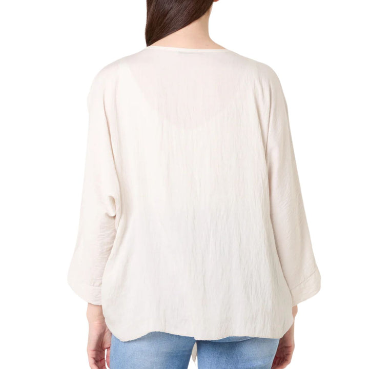 Kelly Kimono Style Stone Tie Front Cardigan - Sugarplum Boutique
