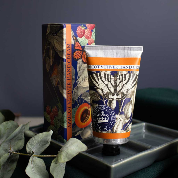 Kew Gardens Luxury Hand Cream Boxed Apricot Vetiver - Sugarplum Boutique