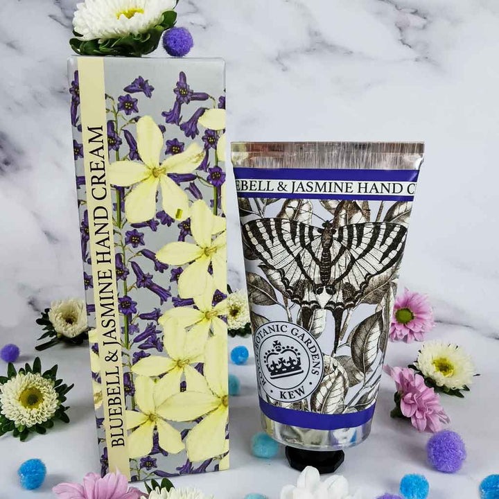 Kew Gardens Luxury Hand Cream Boxed Bluebell Jasmine - Sugarplum Boutique