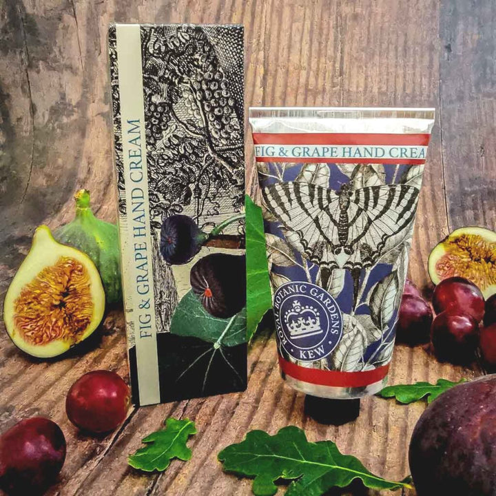 Kew Gardens Luxury Hand Cream Boxed Fig Grape - Sugarplum Boutique