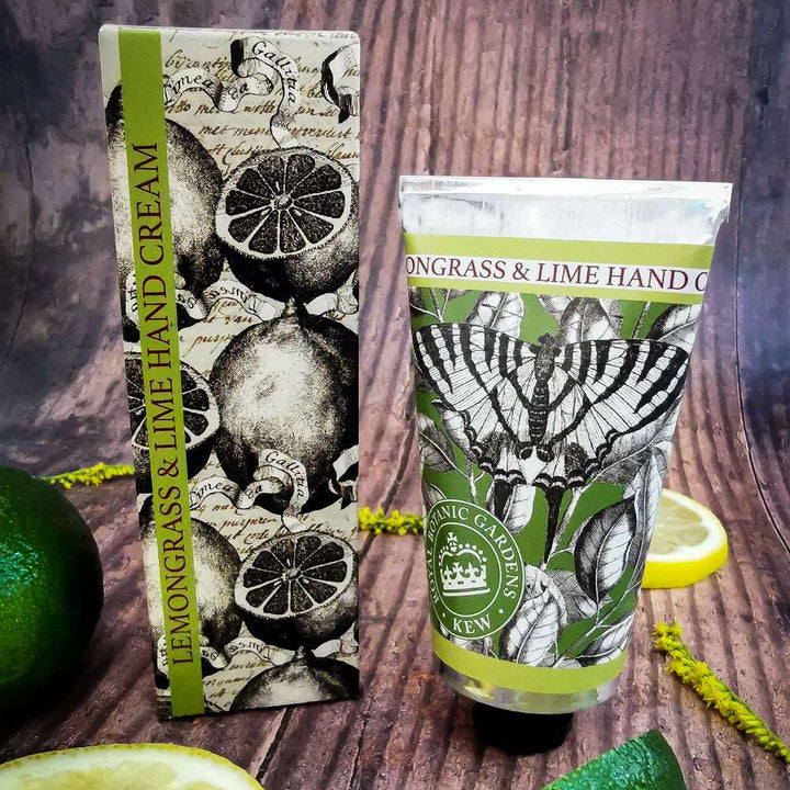 Kew Gardens Luxury Hand Cream Boxed Lemongrass Lime - Sugarplum Boutique