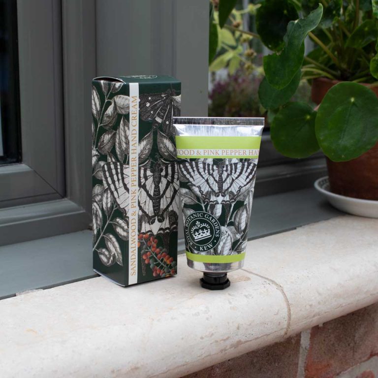 Kew Gardens Luxury Hand Cream Boxed Sandalwood Pink Pepper - Sugarplum Boutique
