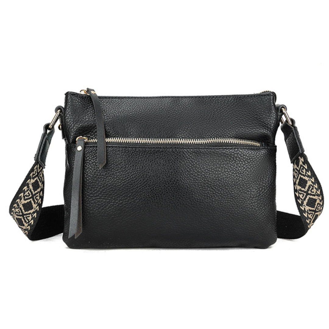 Kyle Faux Leather Black - Sugarplum Boutique 