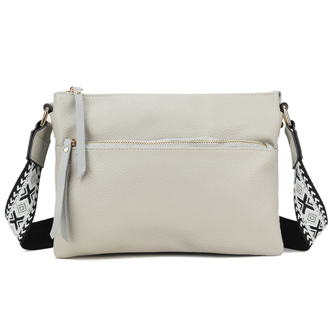 Kyle Faux Leather Light Grey - Sugarplum Boutique 