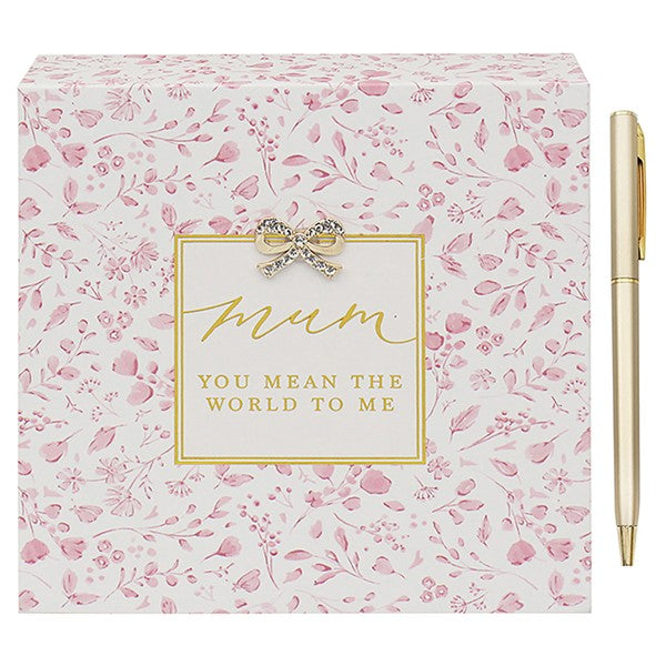 Mum You mean The World To Me Notepad